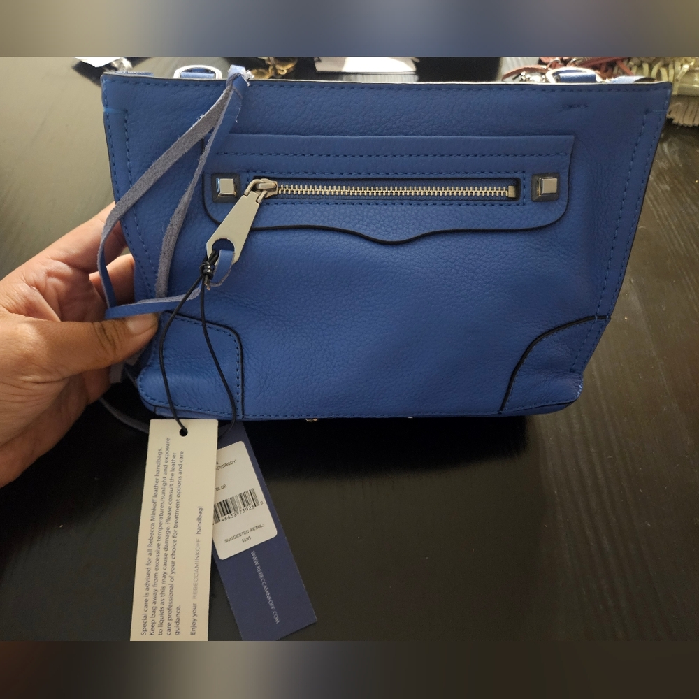 Rebecca Minkoff Blue Leather Crossbody Bag